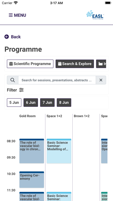 EASL Congress 2024 Screenshot