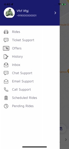 Valley Cabs Customer screenshot
