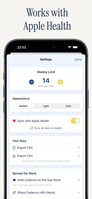 Cadence - Alcohol Tracker screenshot 3