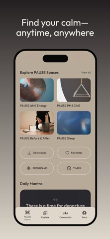 PAUSE Sound Bath | Sara Auster Screenshot 2 of 6