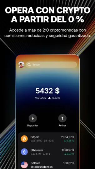Captura de pantalla de Revolut X: Bitcoin Y Crypto en iPhone 1