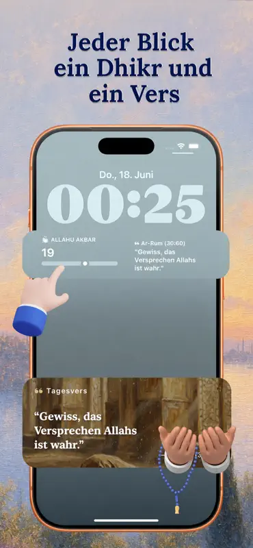 İslam & Zikir Widgets - Nurlu screenshot 3 of 9