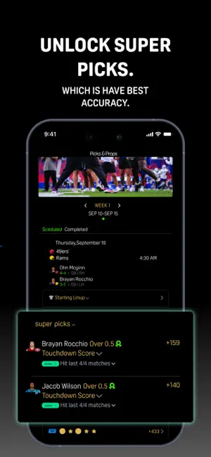 Touchdown: Find Best Props screenshot 2