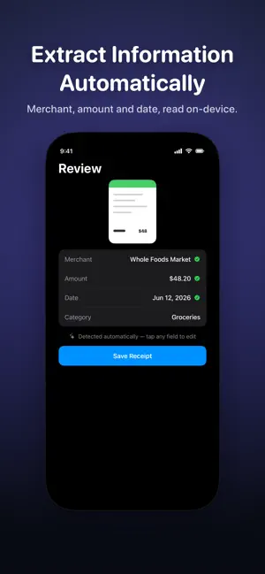 Receipt Vault: Scanner screenshot 2