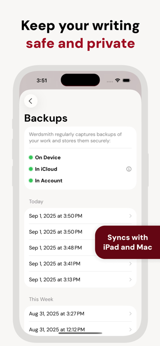 Werdsmith: Writing App Screenshot 7 of 9