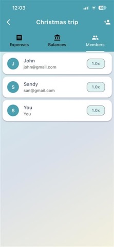 SplitLedger screenshot