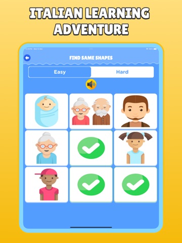 Learn Italian Vocabulary - Kid iPad screenshot