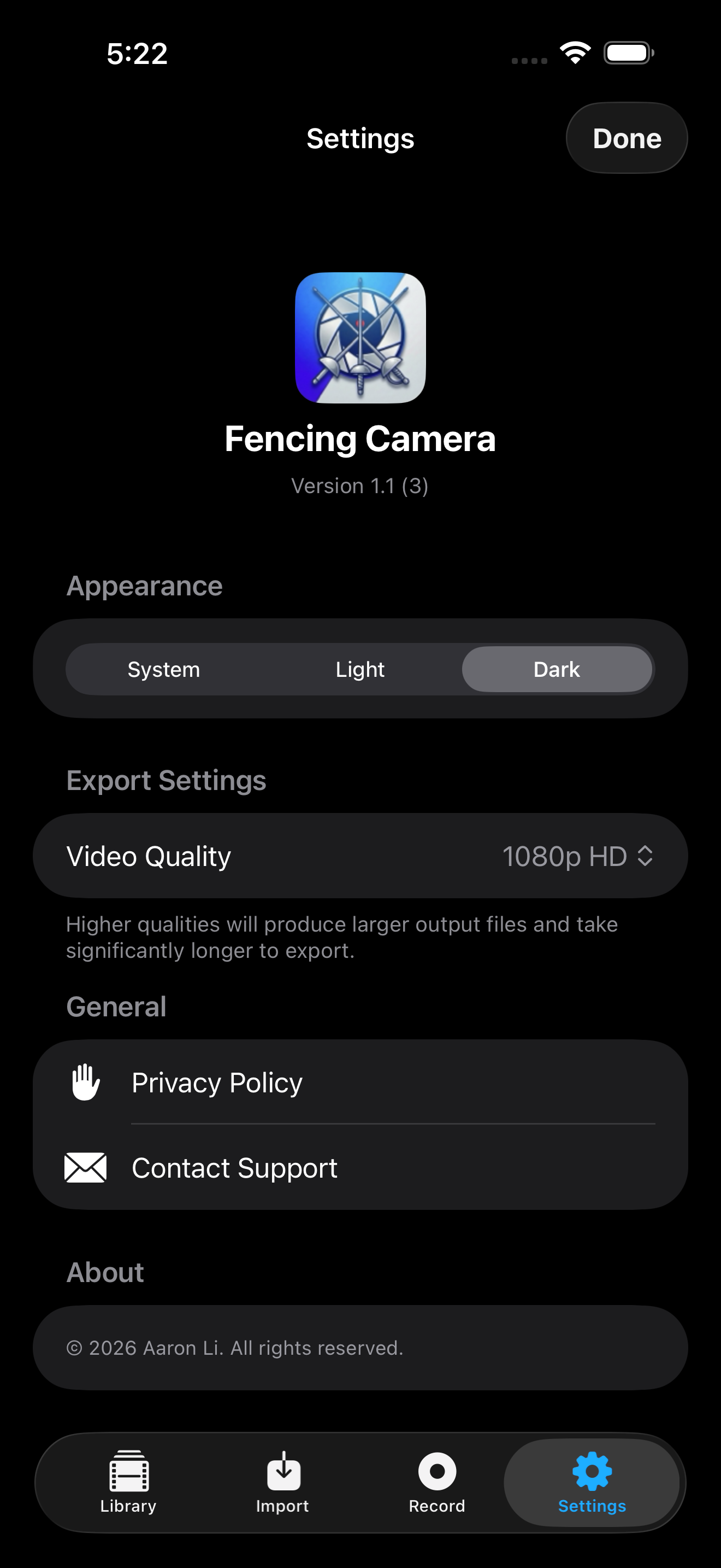 Fencing Camera screenshot 5