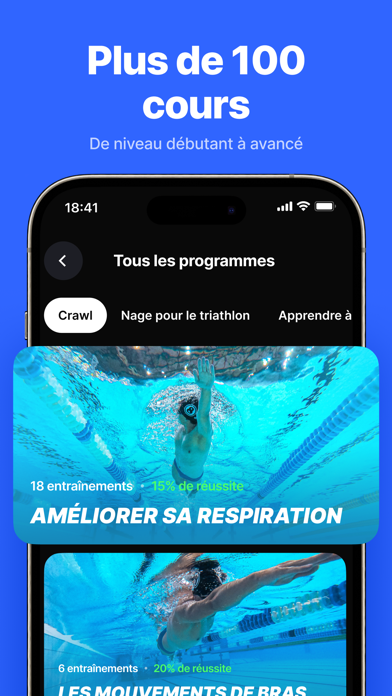 Screenshot #3 pour SwimUp: App de natation