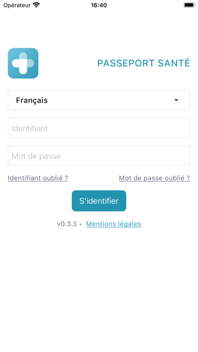 Passeport Santé Screenshot