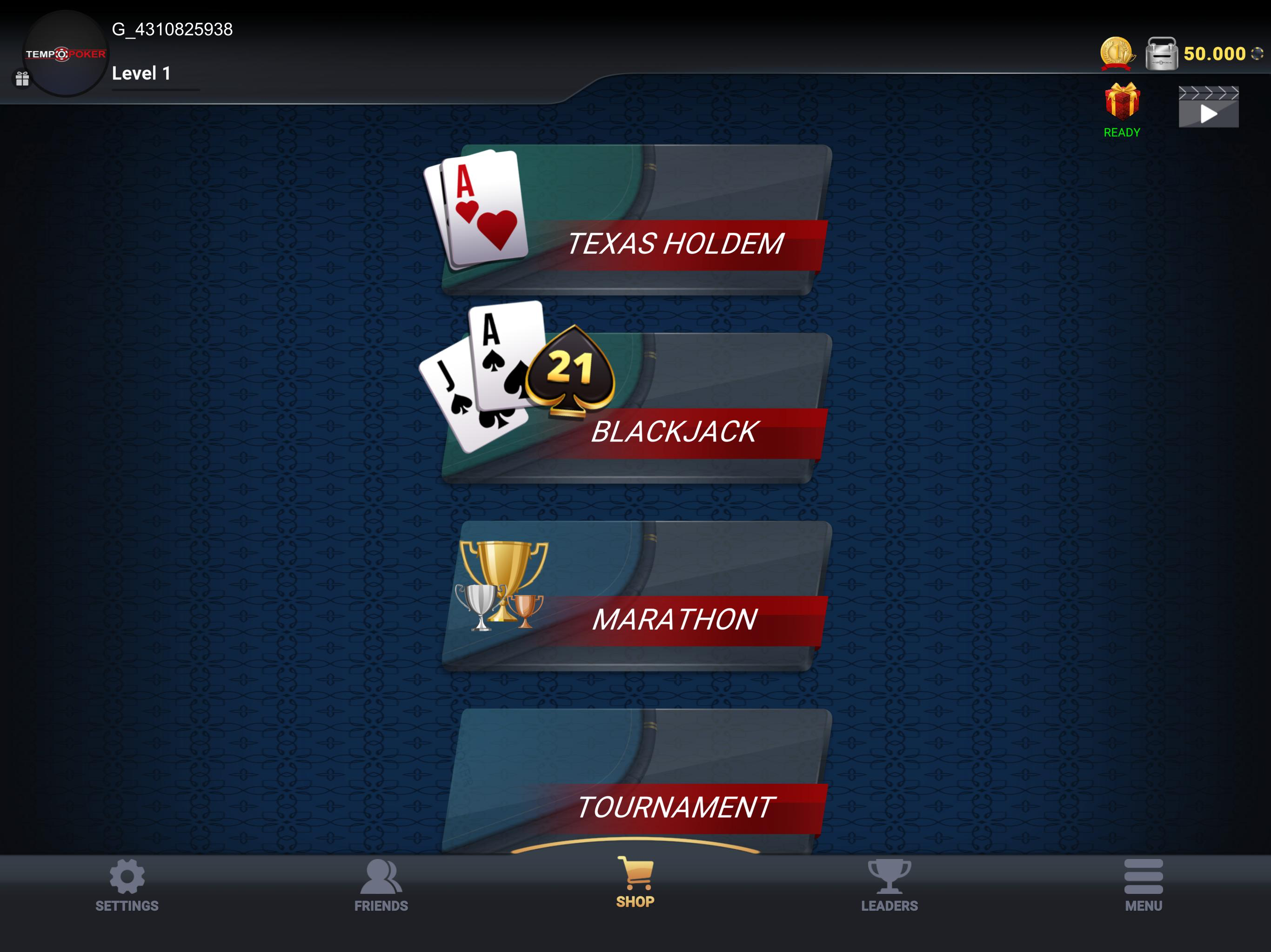 Tempo Poker New screenshot 9