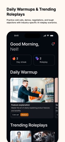 CoachCraft: AI Sales Trainer iPhone screenshot