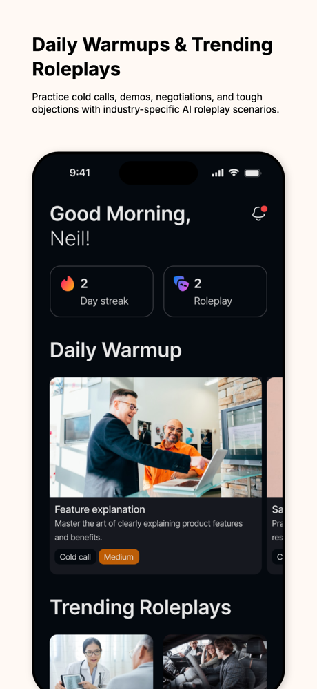 CoachCraft: AI Sales Trainer screenshot 2