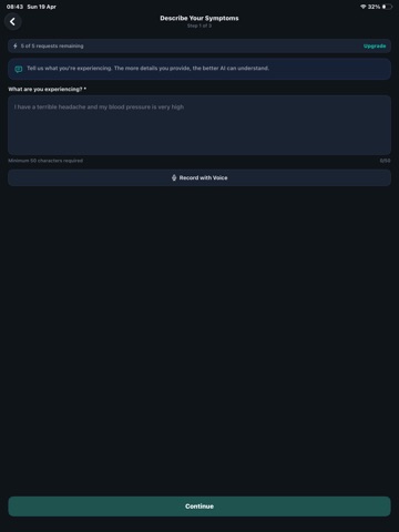 App screenshot