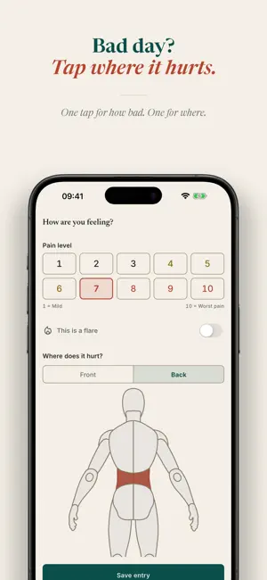 Pain Journal: Symptom Tracker screenshot 2