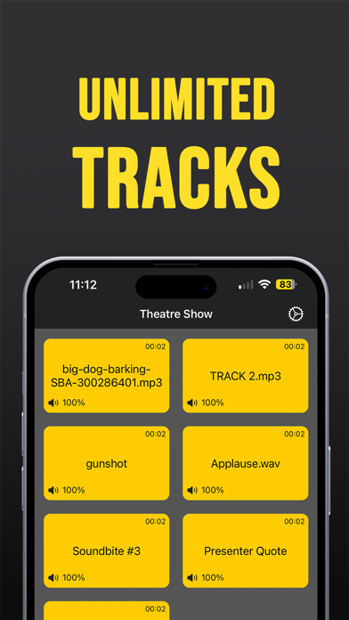 Soundboard: Live Show Playback Screenshot