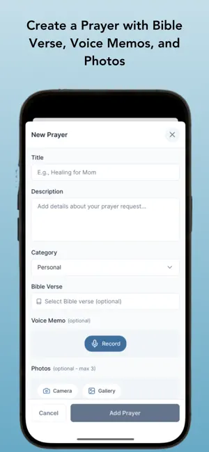 Project 4:6 - Prayer Tracker screenshot 3