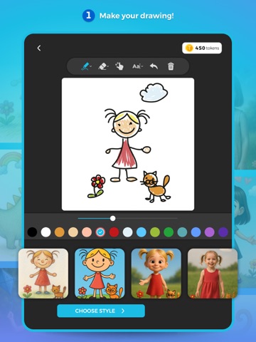 Imagine AI - For create a Draw iPad screenshot