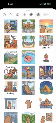 Vibing Everywhere Stickers screenshot