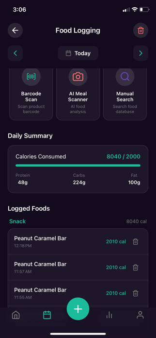 Calorie Tracker: AI Scan Screenshot 1 of 7