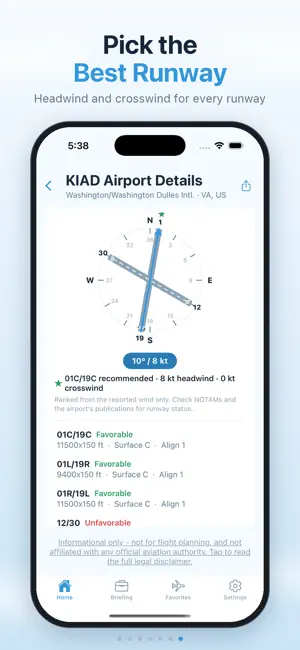 FlyWeatherMETAR screenshot 2