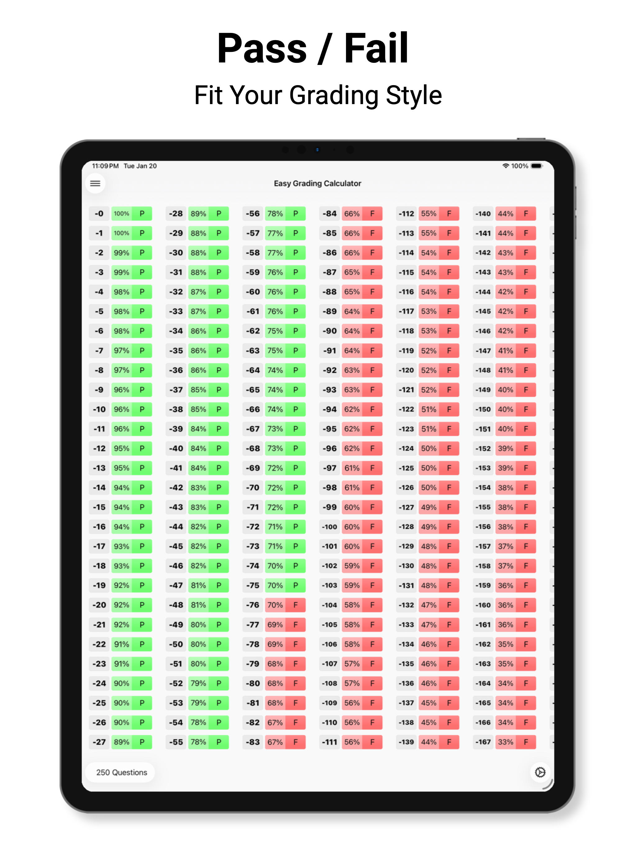 Easy Grading Calculator