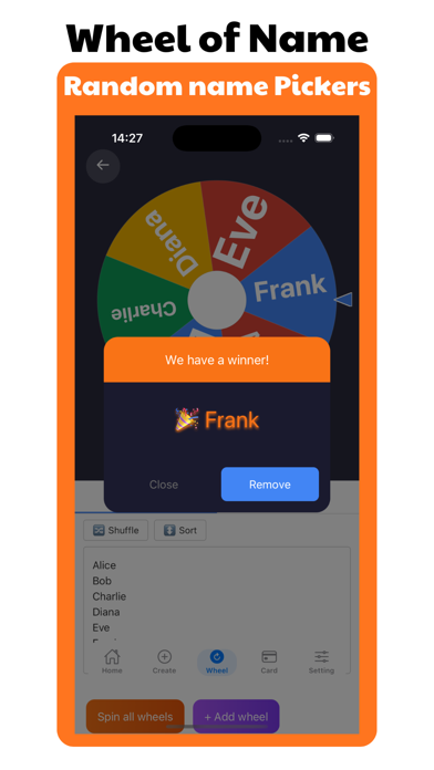 Wheel of Names: Random Name screenshot 4