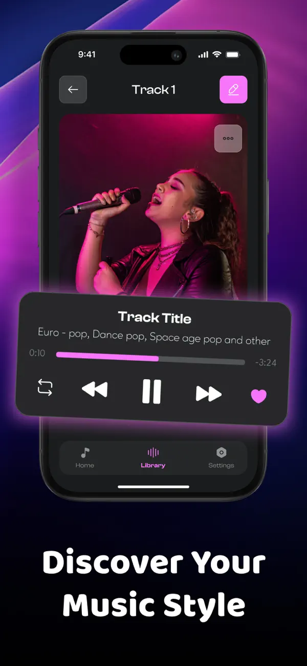 #4. AI Music and Song Generator (iOS) 由: LIONSPACE GLOBAL TECH LTD