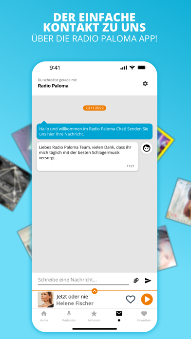 Schlager Radio Paloma Screenshot