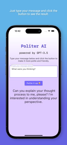 Politer AI Screenshot 2 of 2