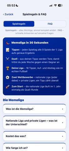 Memoliga iPhone screenshot