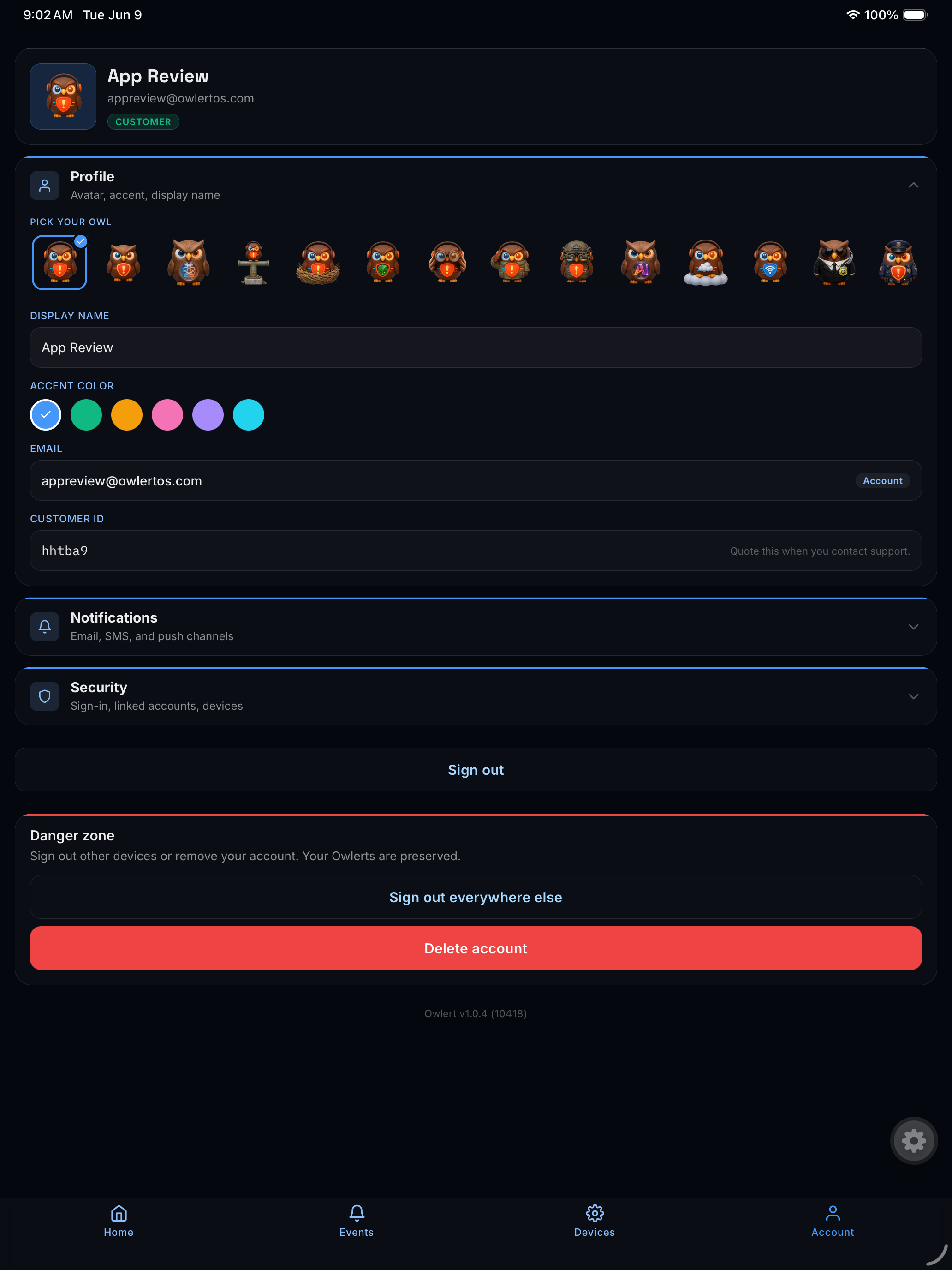 Owlert OS screenshot 9