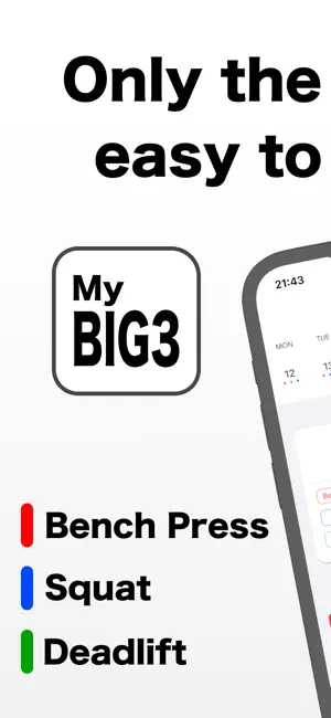 MyBIG3 - Workout Log App screenshot 1