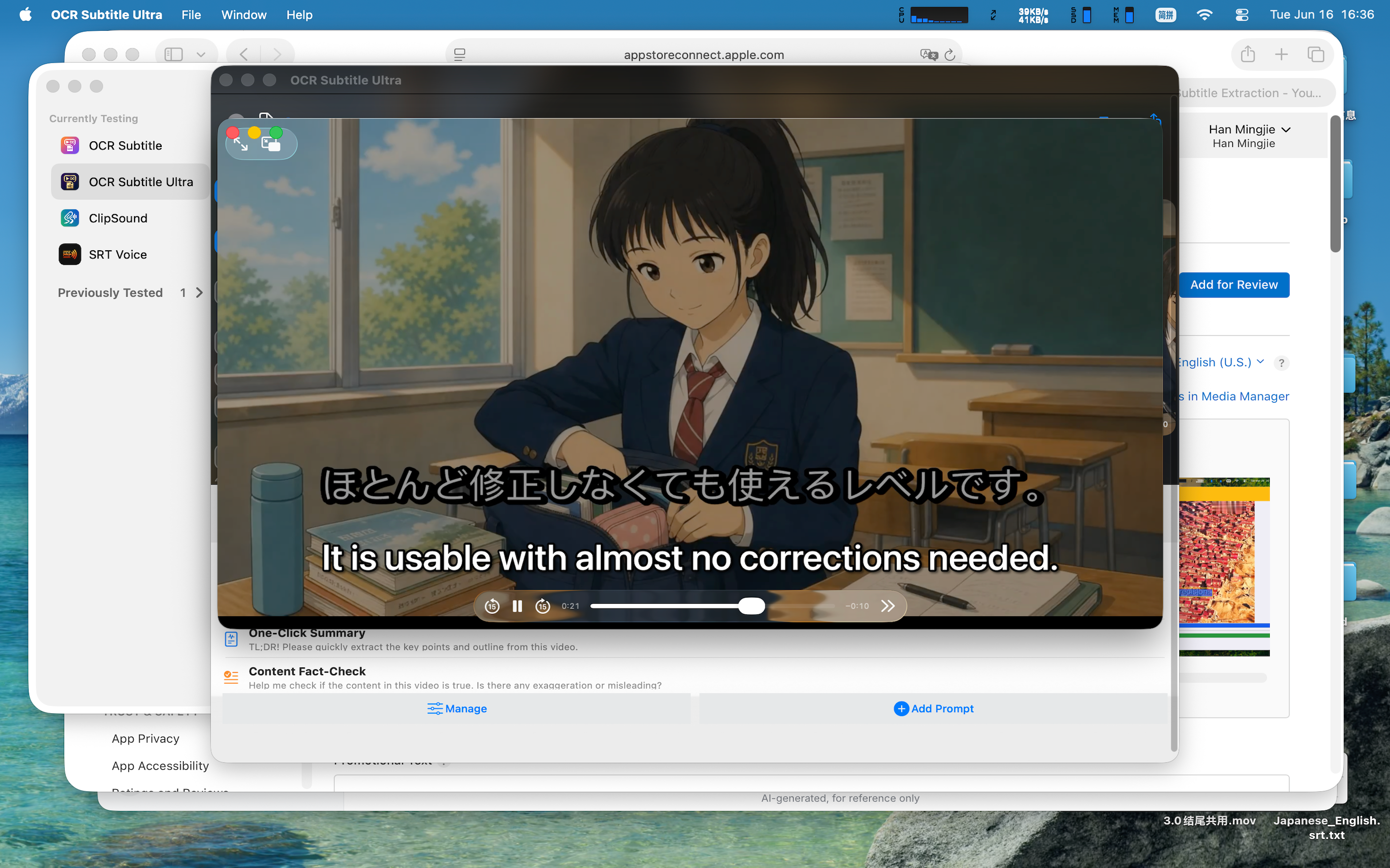 OCR Subtitle