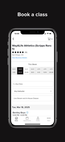 WayALife Athletics iPhone screenshot