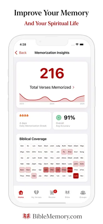 The Bible Memory App: Screenshot 2 von 10