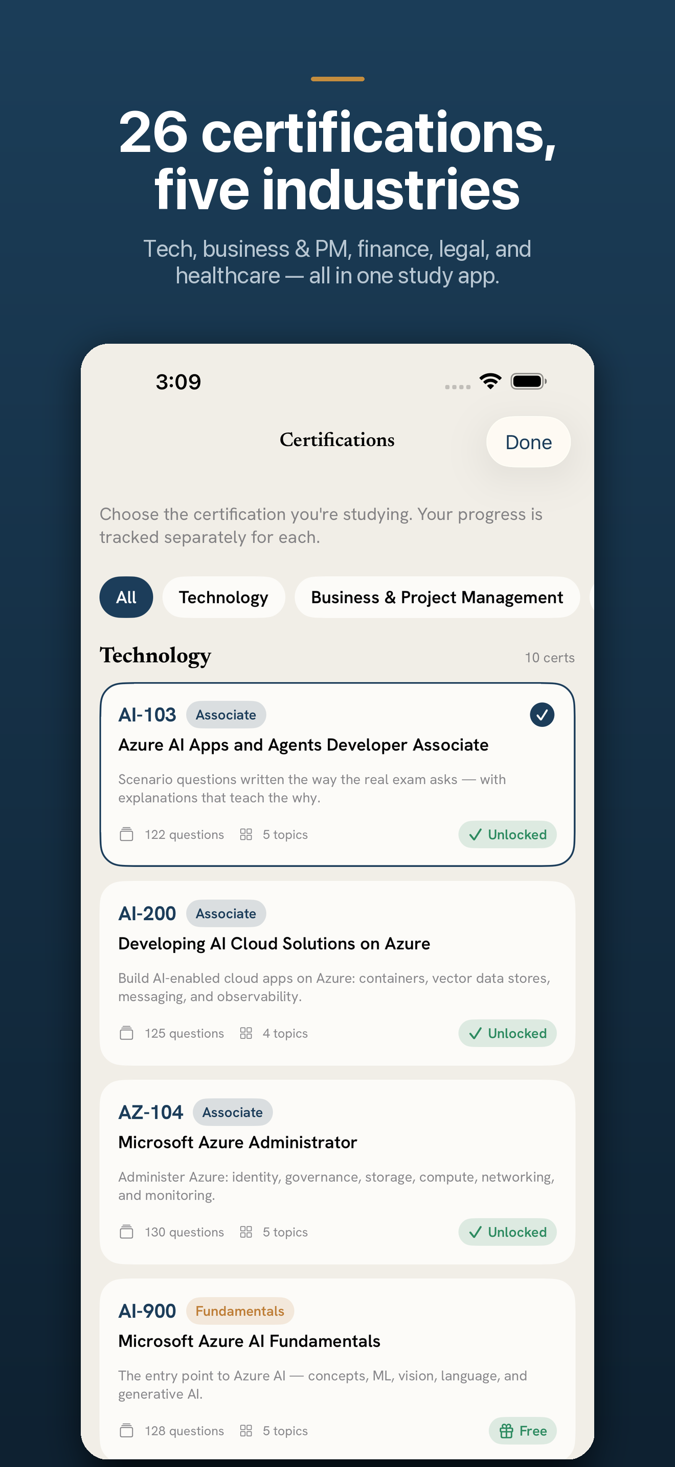 Certo: Exam Prep & Practice screenshot 4