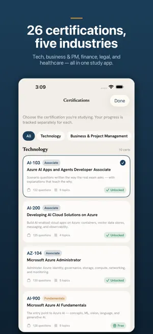 Certo: Certification Exam Prep screenshot 4