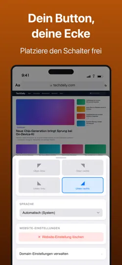 Screenshot von PC View Mode For Safari auf dem iPhone 4