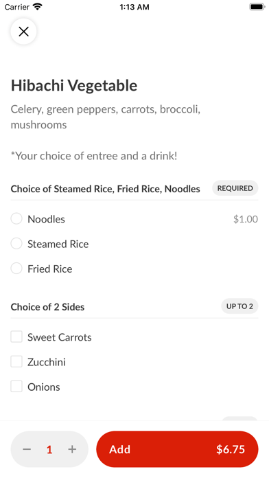 Hibachi Bistro Screenshot