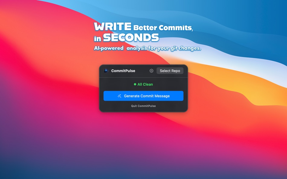 #1. CommitPulse (macOS) Von: Mehmet Sisoglu