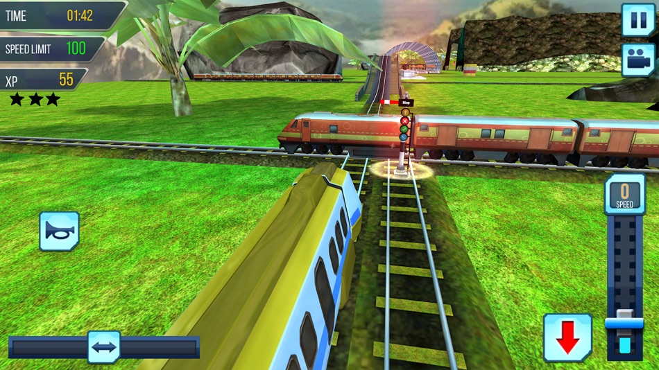 #6. Subway Bullet Train Driving 3D (iOS) 由: Gamezeniq Technologies