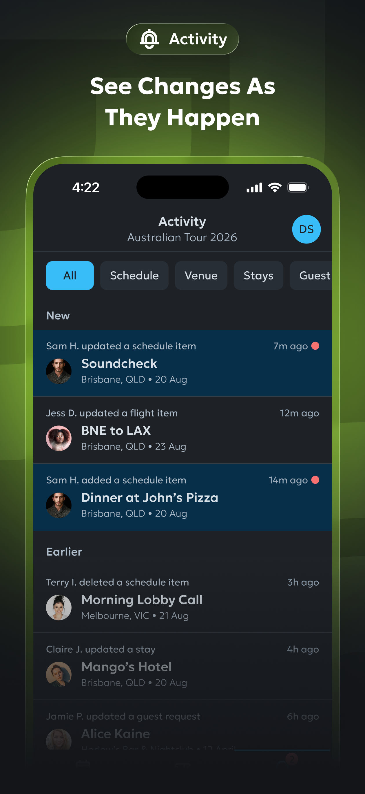 Daysync: Tour Manager