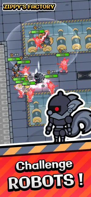 Zippy's Factory - Idle RPG screenshot 1