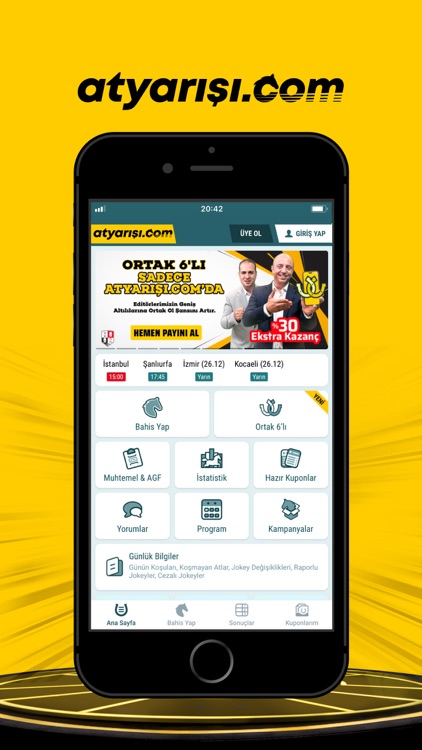 atyarışı.com - TJK At Yarışı