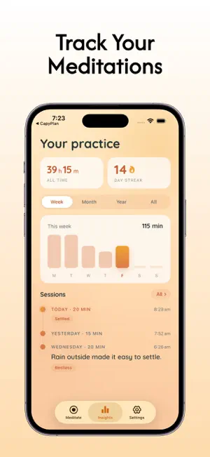 Silent Meditation Timer Anatta screenshot 3