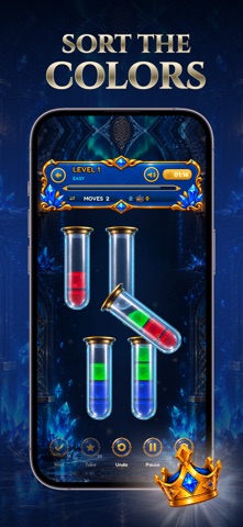 Liquid King: Water Sort Screenshot 1 of 7