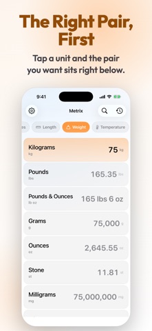 Metrix: Unit Converter Screenshot 6 of 10