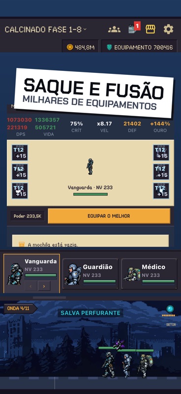 Ironvoid: RPG Idle Esquadrão screenshot 2