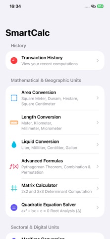 SmartCalcPro screenshot